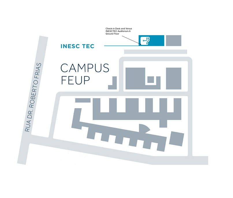 mapa campus FEUP